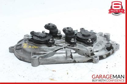 06-13 Mercedes W212 E350 Front Left Side Engine Timing Chain Cover Plate OEM