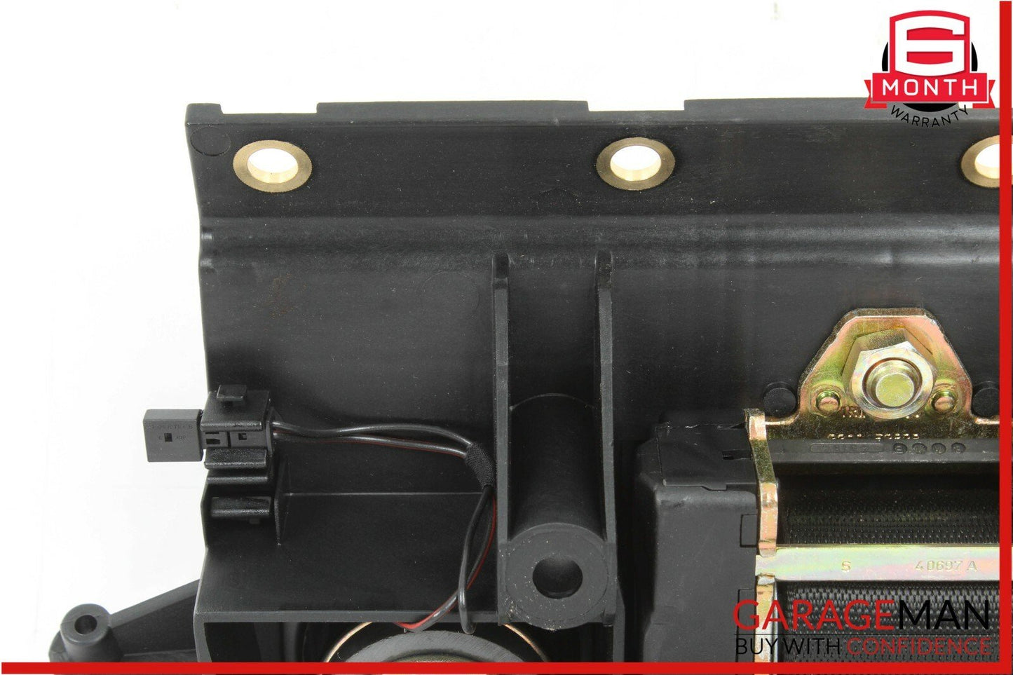 03-08 Mercedes R230 SL500 Rear Left Luggage Seat Belt Retractor Speaker Assembly