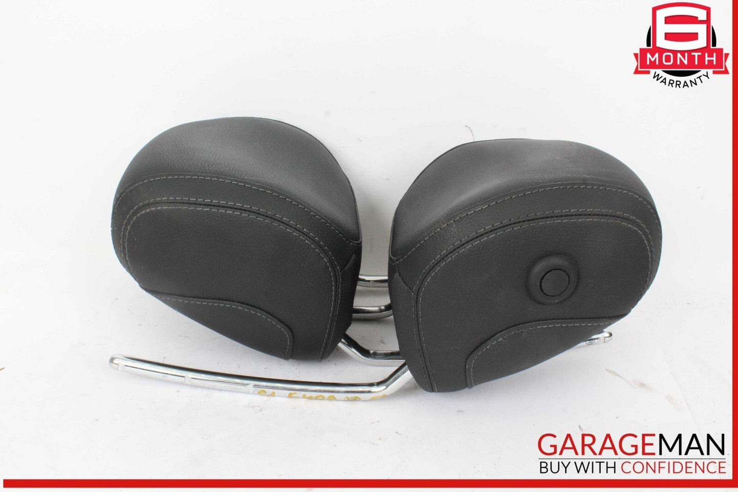 16-19 Mercedes W166 GLE400 Front Left and Front Right Head Rest Headrest Black