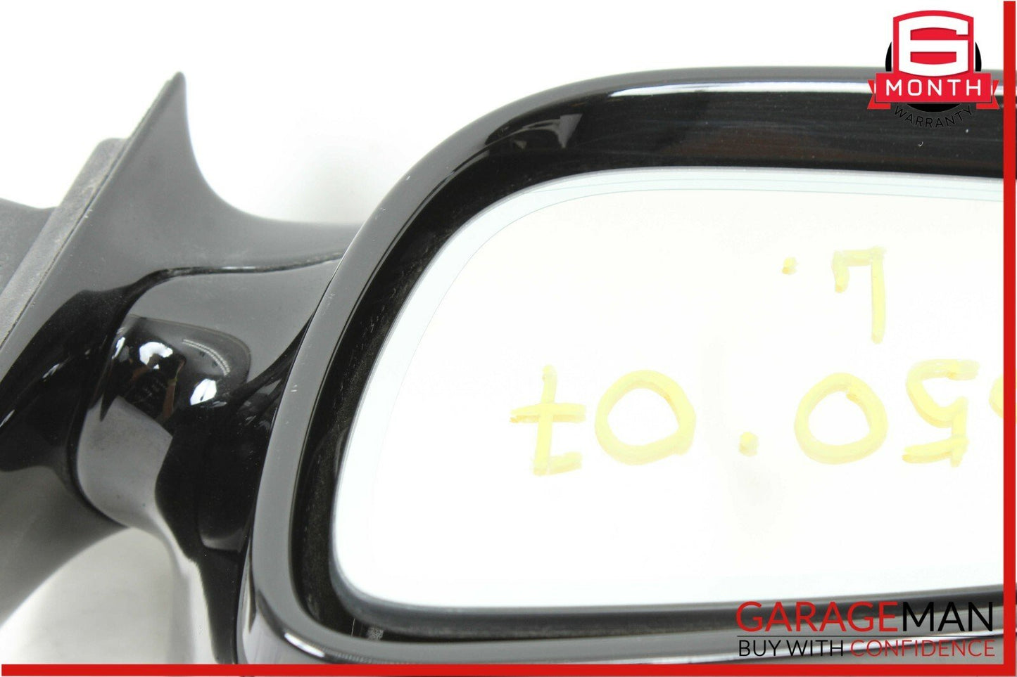 07-09 Mercedes W211 E550 E350 Front Left Side Mirror Door Rear View Black OEM