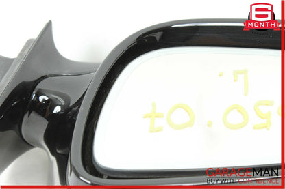 07-09 Mercedes W211 E550 E350 Front Left Side Mirror Door Rear View Black OEM