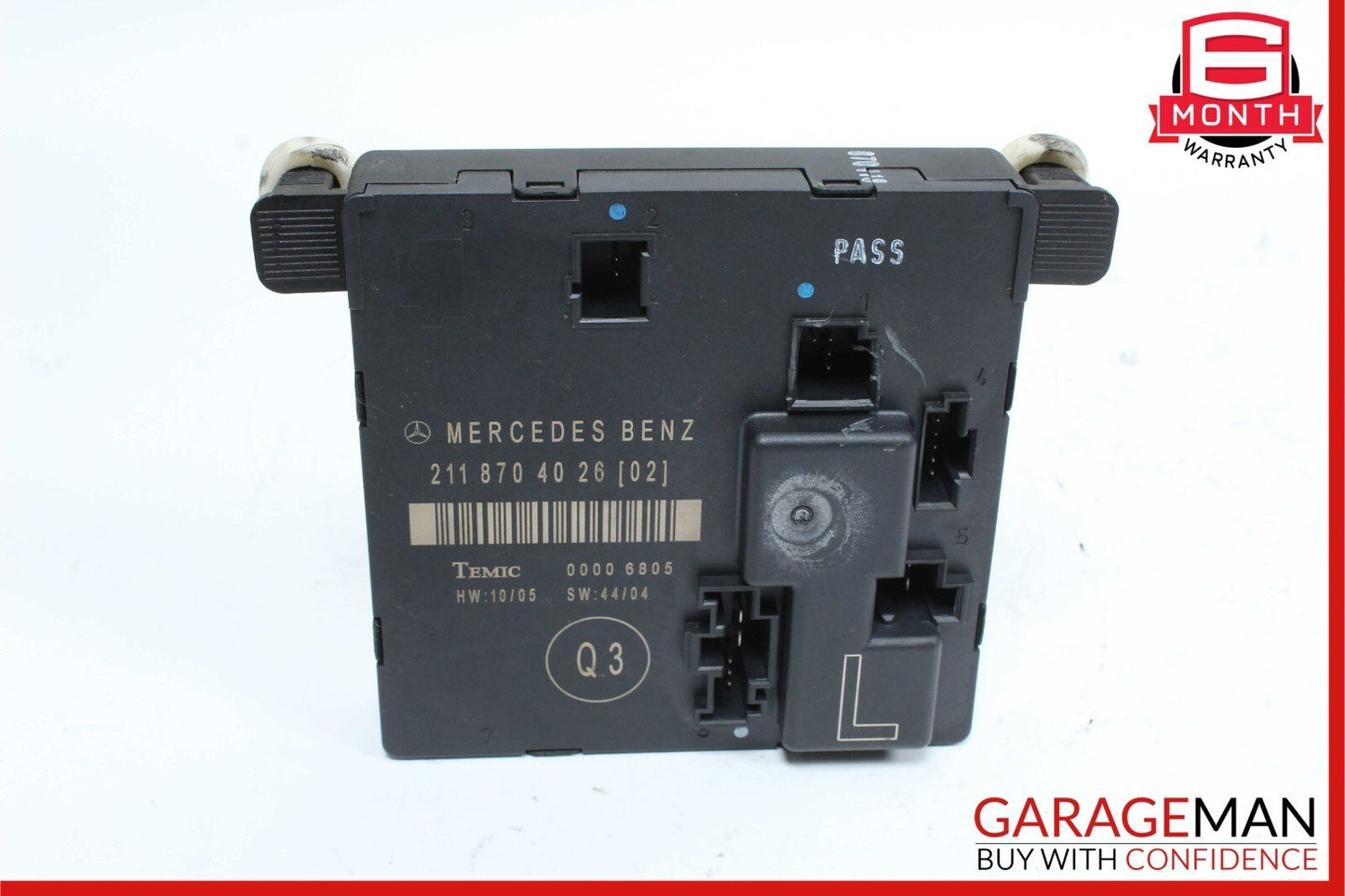 03-09 Mercedes W211 E320 E350 E63 AMG Rear Left Side Door Controller Module Unit