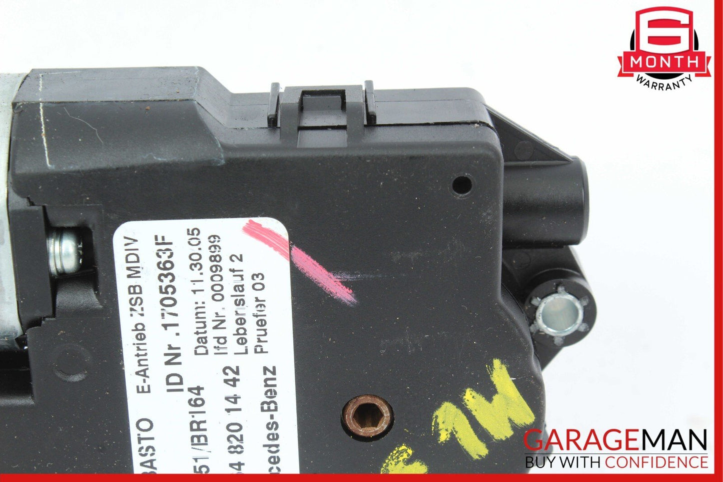 06-13 Mercedes W164 ML350 GL450 Pano Panoramic Sunroof Sun Roof Motor Unit OEM