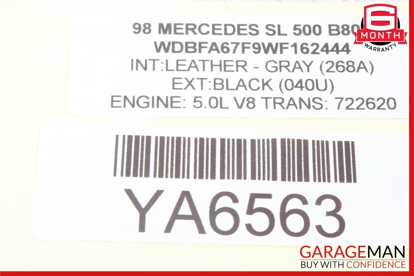 90-02 Mercedes R129 500SL SL500 Rear Right / Left Suspension Lower Control Arm