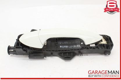 10-15 Mercedes X204 GLK350 4MATIC Rear Left Side Exterior Door Handle White OEM