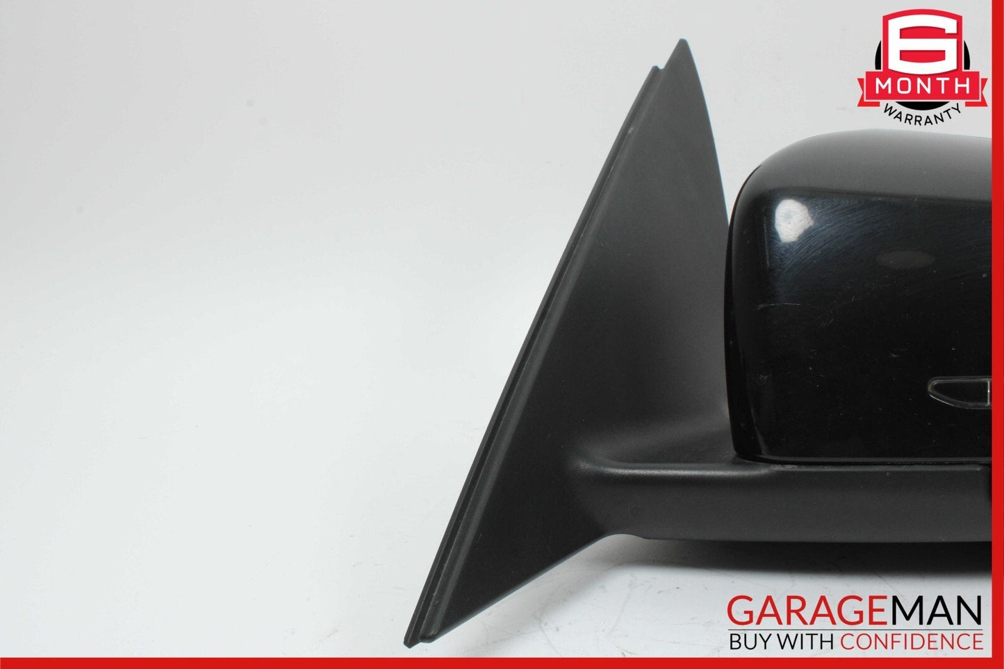 10-11 Mercedes W204 C300 C350 Front Left Side Mirror Door Rear View Black OEM