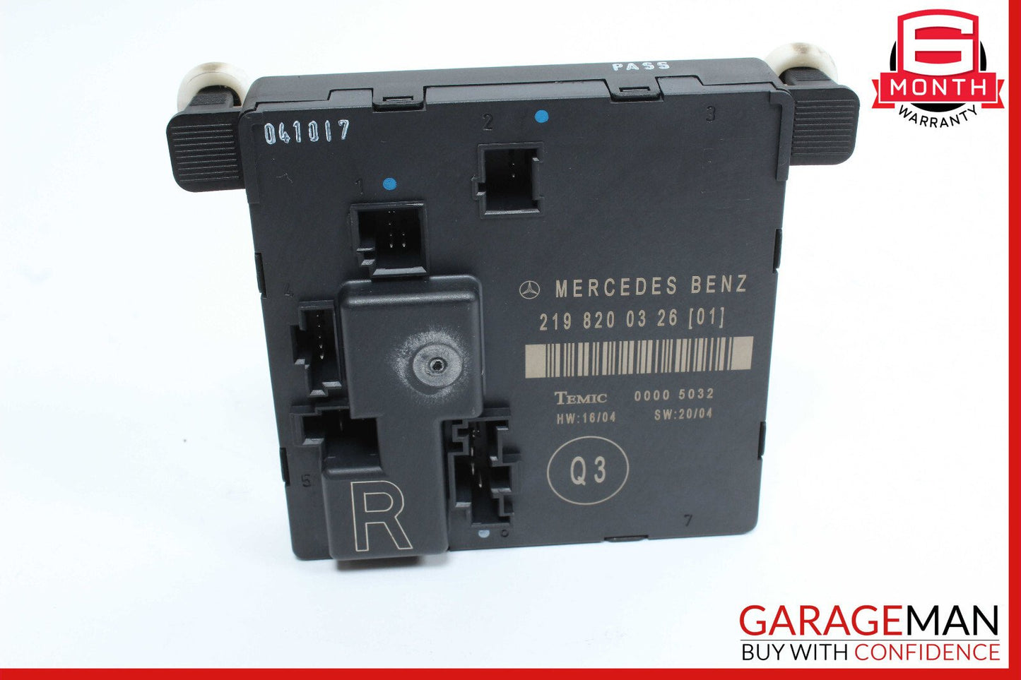 06-11 Mercedes W219 CLS500 Rear Right Door Control Module 2198200326 OEM