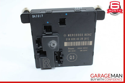 06-11 Mercedes W219 CLS500 Rear Right Door Control Module 2198200326 OEM