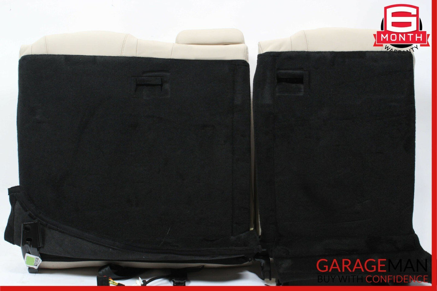14-17 Maserati Ghibli Rear Left & Right Top Upper Seat Cushion Cover Assembly
