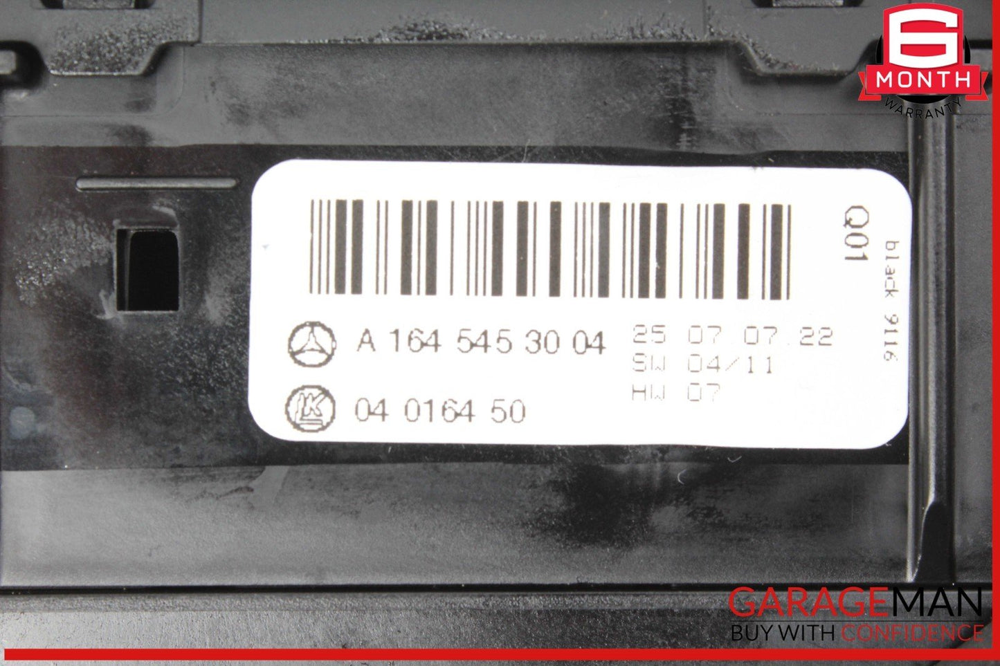 06-13 Mercedes W164 ML550 GL550 Headlight Control Switch Module 1645453004 OEM