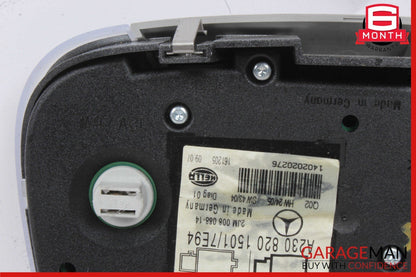 05-12 Mercedes R230 SL500 Front Top Upper Overhead Dome Reading Map Light Gray