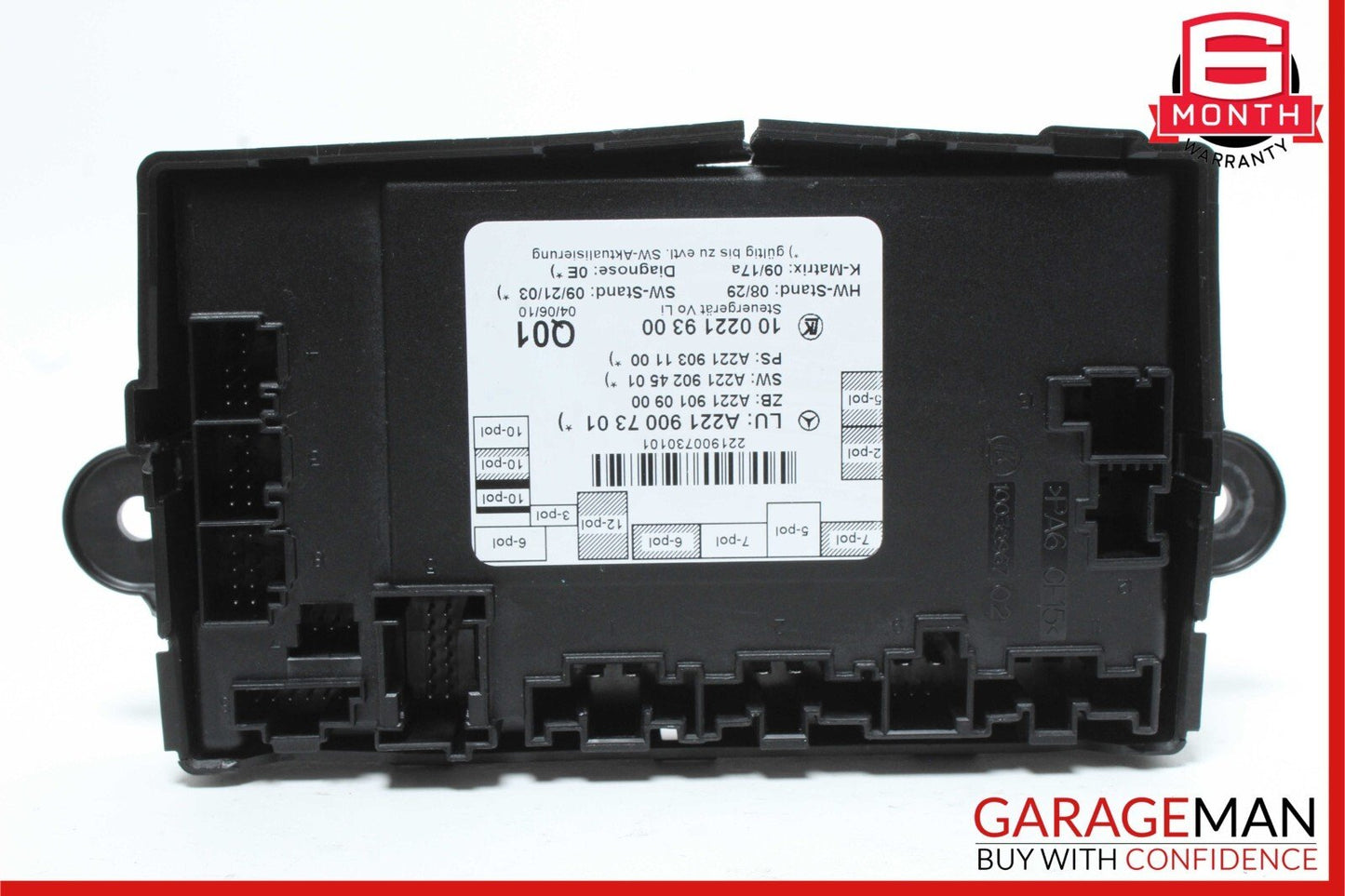 07-13 Mercedes W221 S550 S350 Front Left Door Control Module 2219007301 OEM