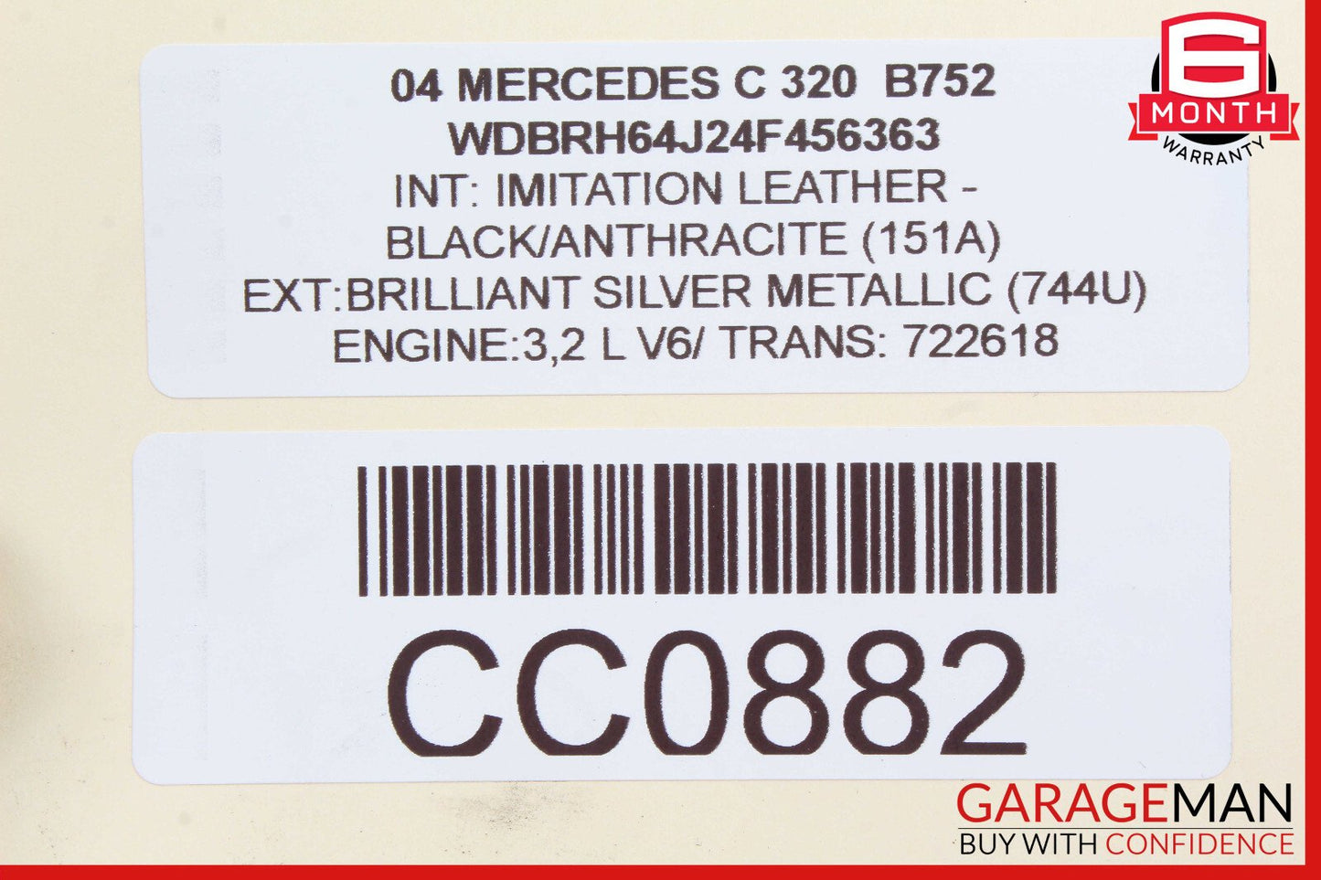 02-05 Mercedes W203 C320 CLK500 ABS Anti Lock Brake Pump ESP Module OEM
