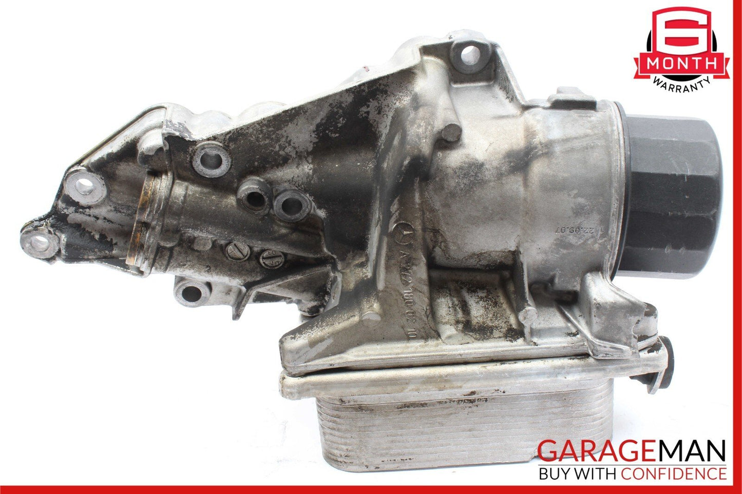 05-13 Mercedes W204 C300 E350 SLK300 E550 Oil Filter Cooler Housing