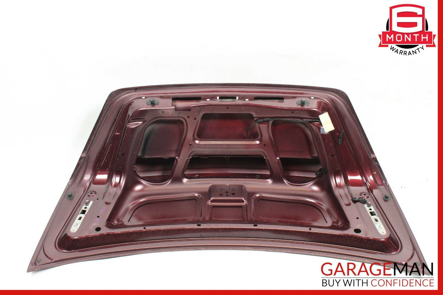 08-14 Mercedes W204 C300 C63 AMG Rear Trunk Lid Deck Shell Panel Red OEM