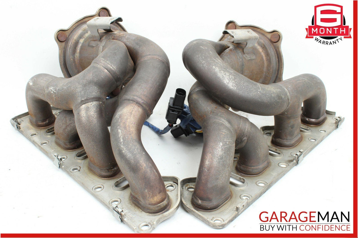 08-14 Porsche Cayenne 957 958 4.8L Right & Left Side Exhaust Manifold Header Set