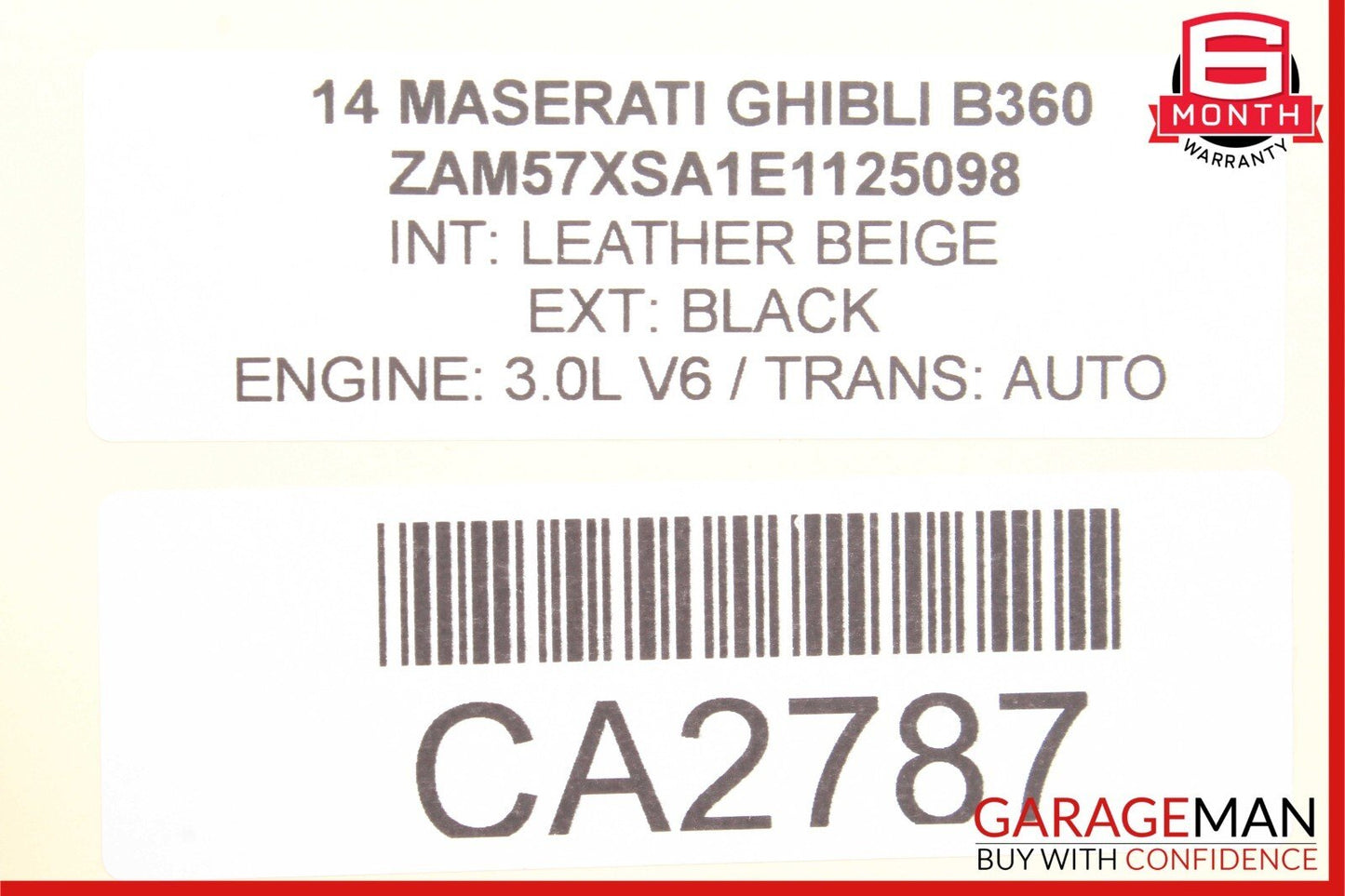 14-17 Maserati Ghibli Front Left Driver Side Dash A/C AC Air Vent Trim Panel OEM
