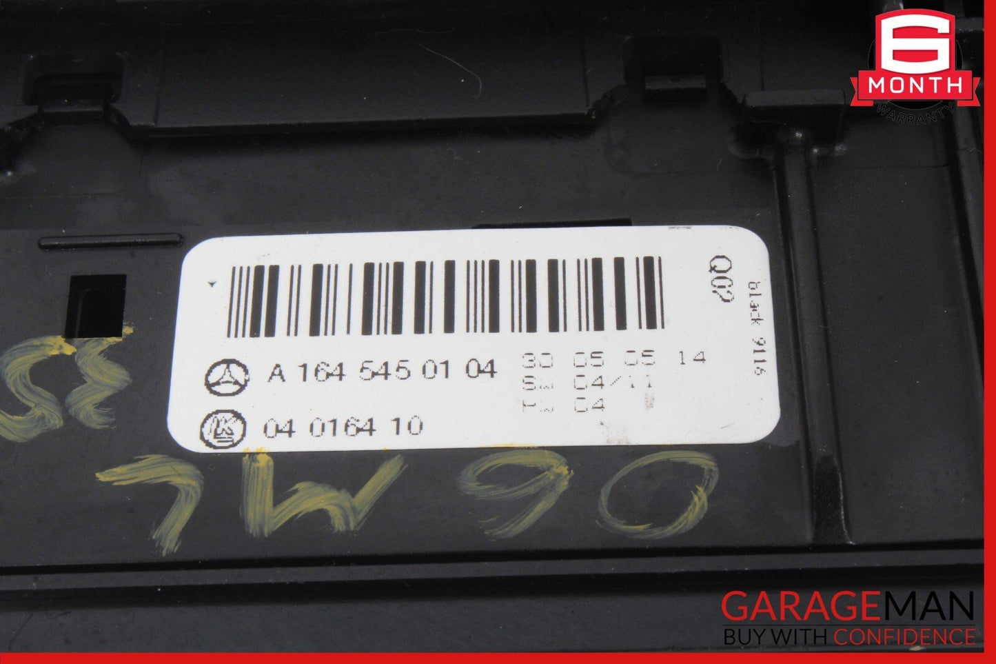 06-13 Mercedes W164 ML350 GL450 Dash Headlight Control Switch Module Unit Black