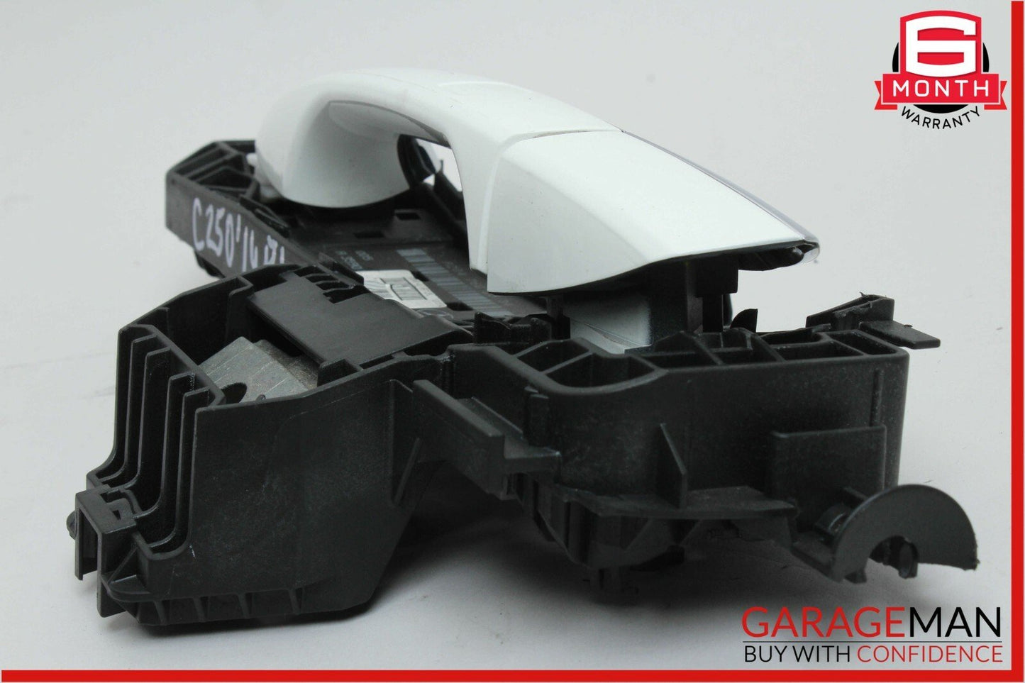 12-14 Mercedes W204 C250 Rear Left Side Keyless Go Exterior Door Handle White