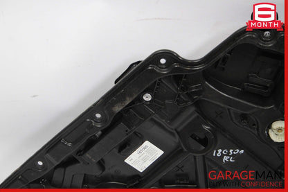 15-20 Mercedes W205 C300 C63 Rear Left Side Door Window Regulator Frame Plate