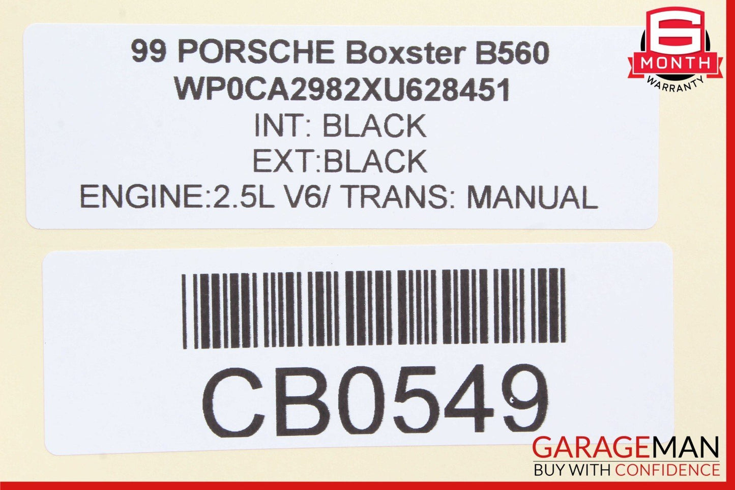 97-01 Porsche Boxster 986 996 ABS Anti Lock Brake Pump Unit 99635575503 OEM