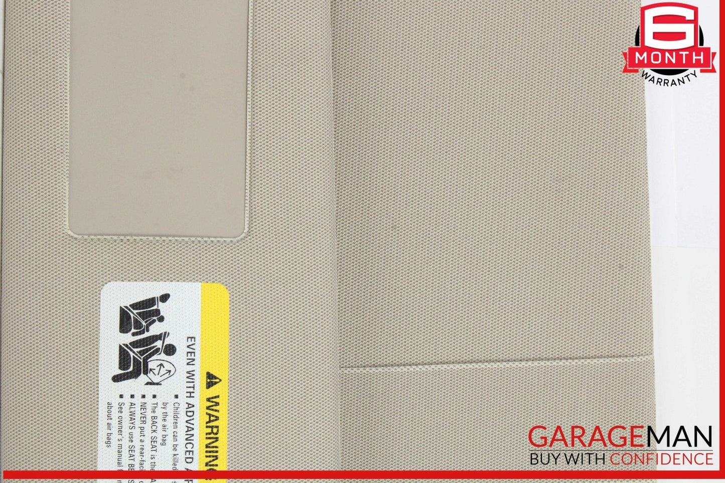 07-15 Audi Q7 Front Left Driver Side Sunvisor Sun Visor 4L0857551D OEM