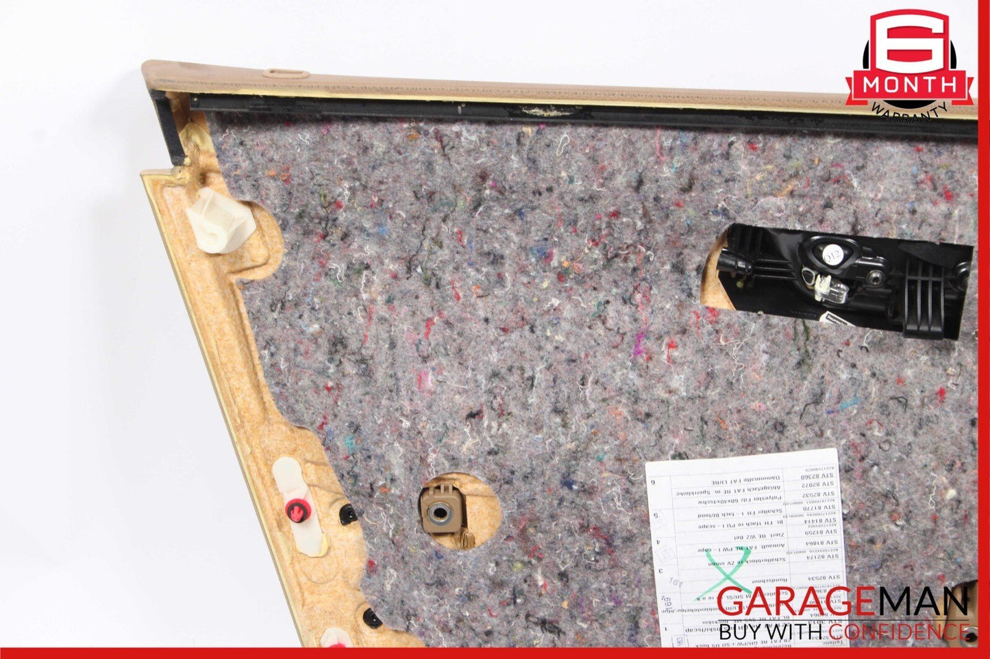 07-09 Mercedes W221 S550 Front Right Side Complete Interior Door Panel Brown OEM