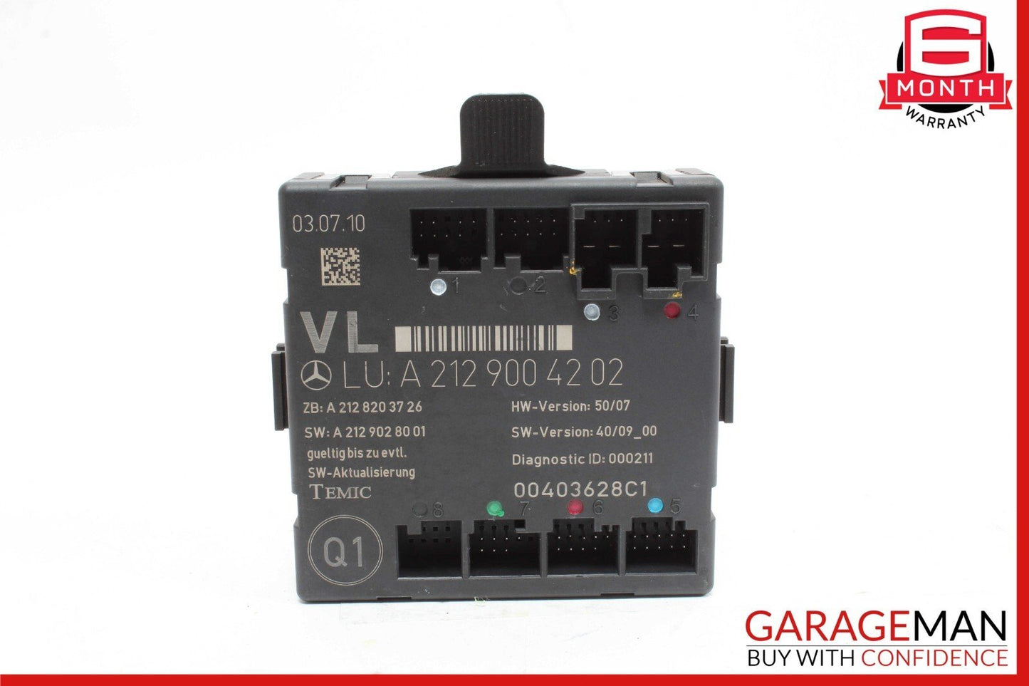 08-18 Mercedes W212 E350 SLK350 Front Left Side Door Control Module Unit OEM