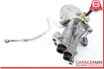 17-19 Jaguar XE Diesel AWD Engine Oil Filter Housing G4D36714C77A OEM