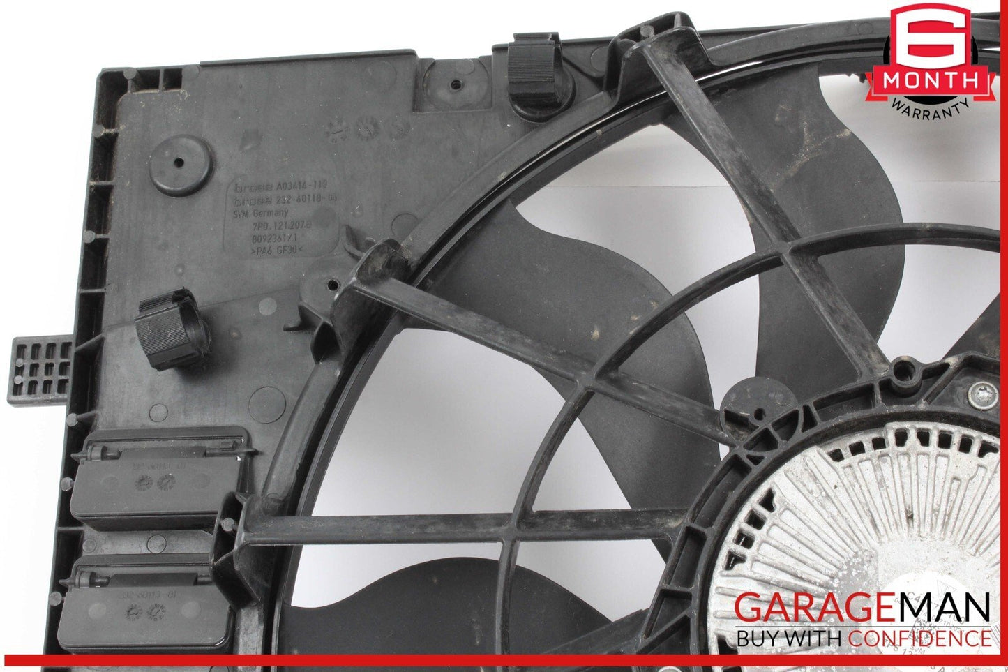 11-18 Porsche Cayenne 958 Engine Cooling Fan Motor Assembly OEM