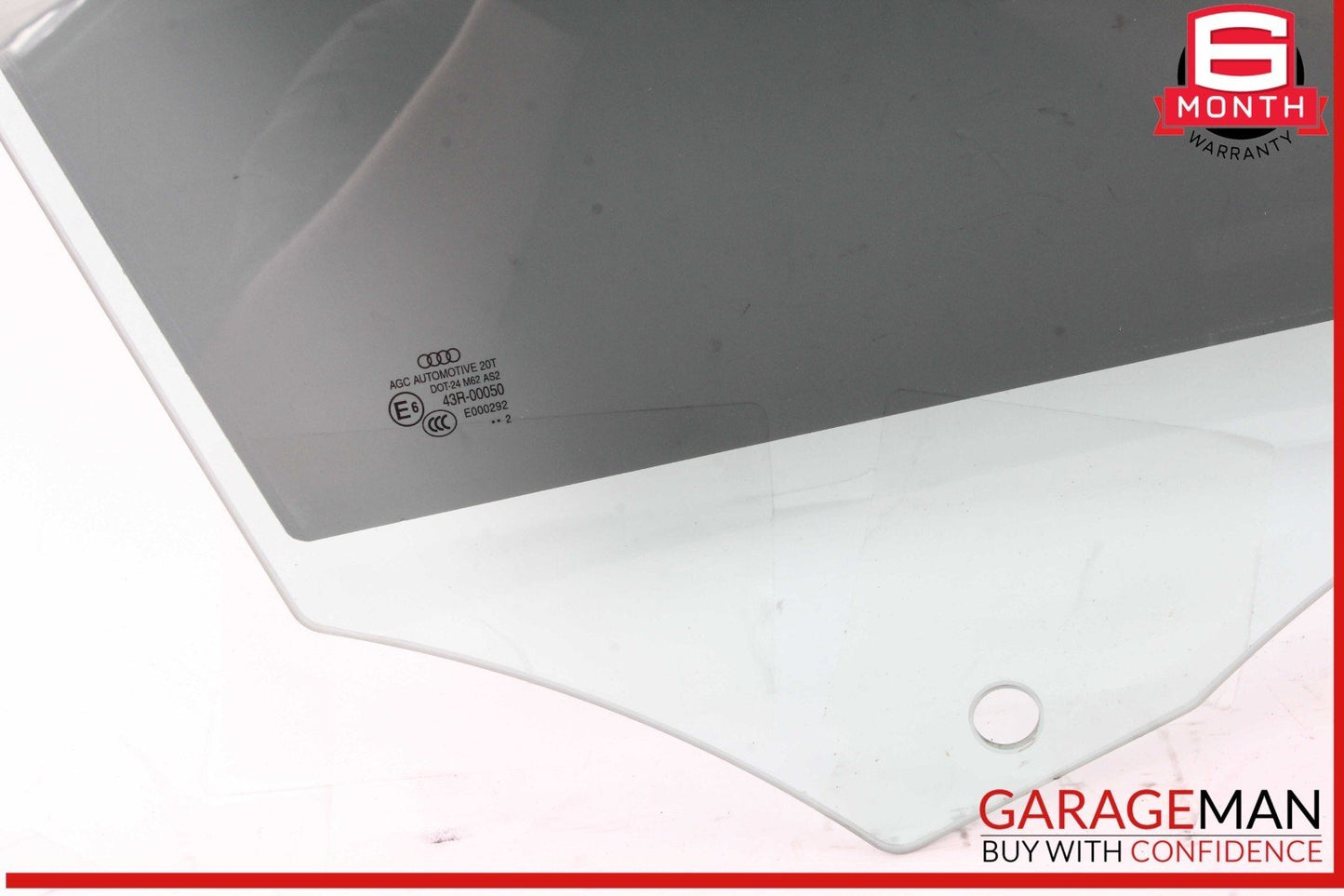 12-17 Audi Q5 Front Right Passenger Side Door Window Glass 43R00050 OEM