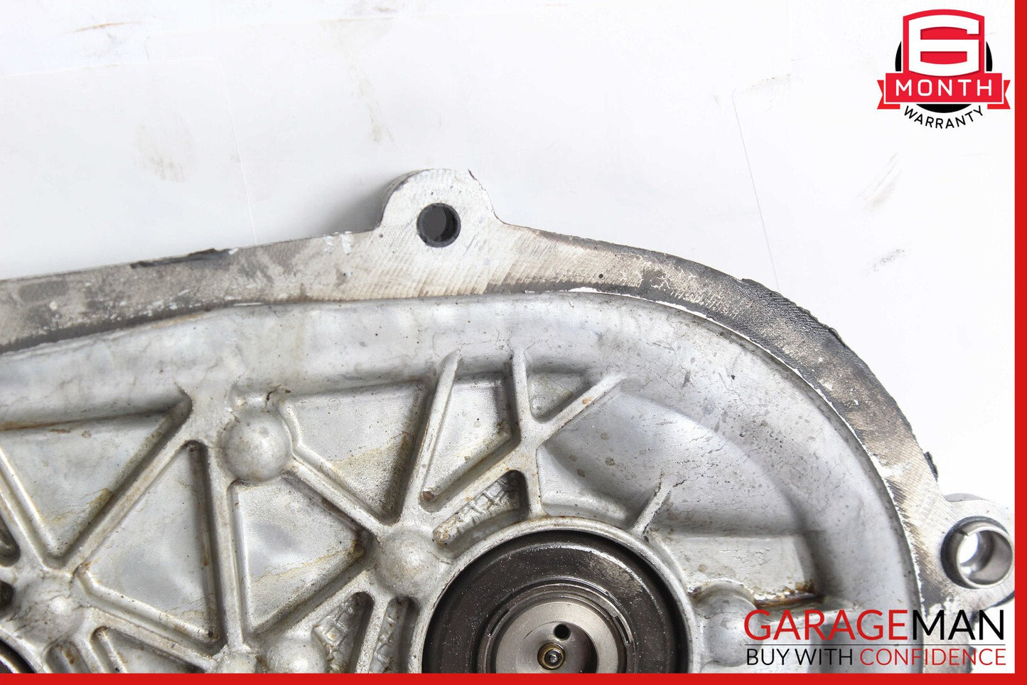 06-13 Mercedes W221 S400 Front Right Engine Timing Chain Cover Plate OEM