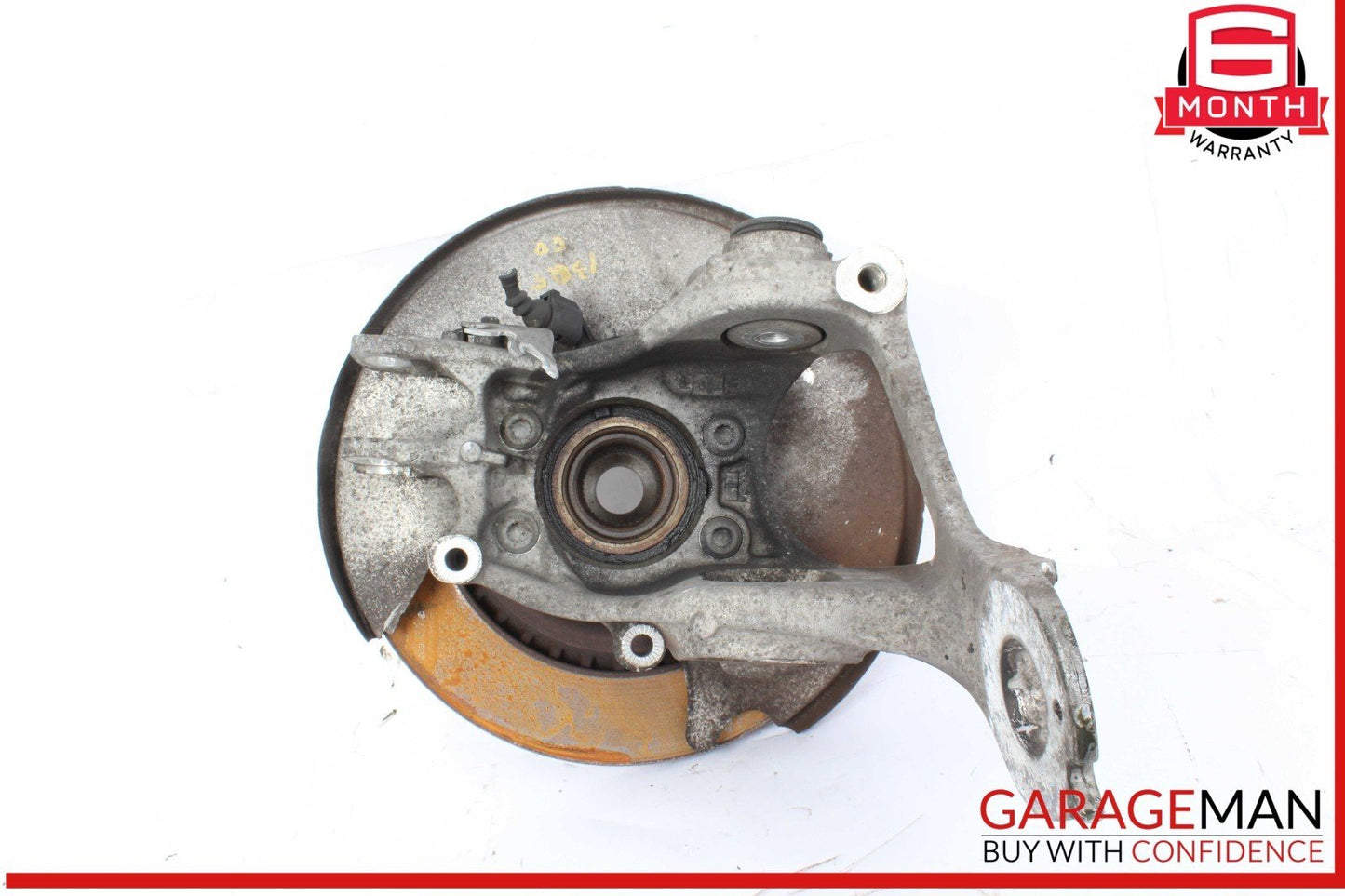 12-18 Audi Q5 A7 Rear Right Passenger Side Spindle Knuckle Wheel w/ Rotor Disc