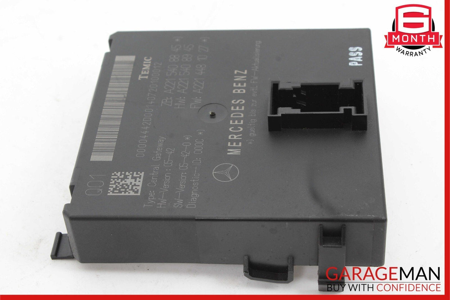 07-10 Mercede W216 CL550 CL65 AMG Central Gateway Control Module 2215408845 OEM