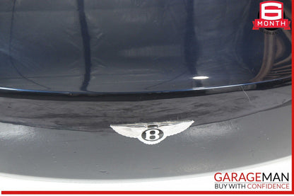 07-12 Bentley Continental GTC Convertible Trunk Lid Panel Assembly Blue OEM