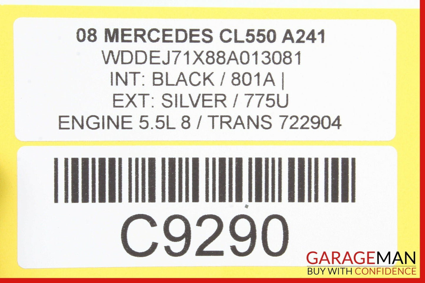 07-13 MERCEDES W216 CL550 FRONT LEFT UNDER SEAT CONTROL MODULE Q1 OEM