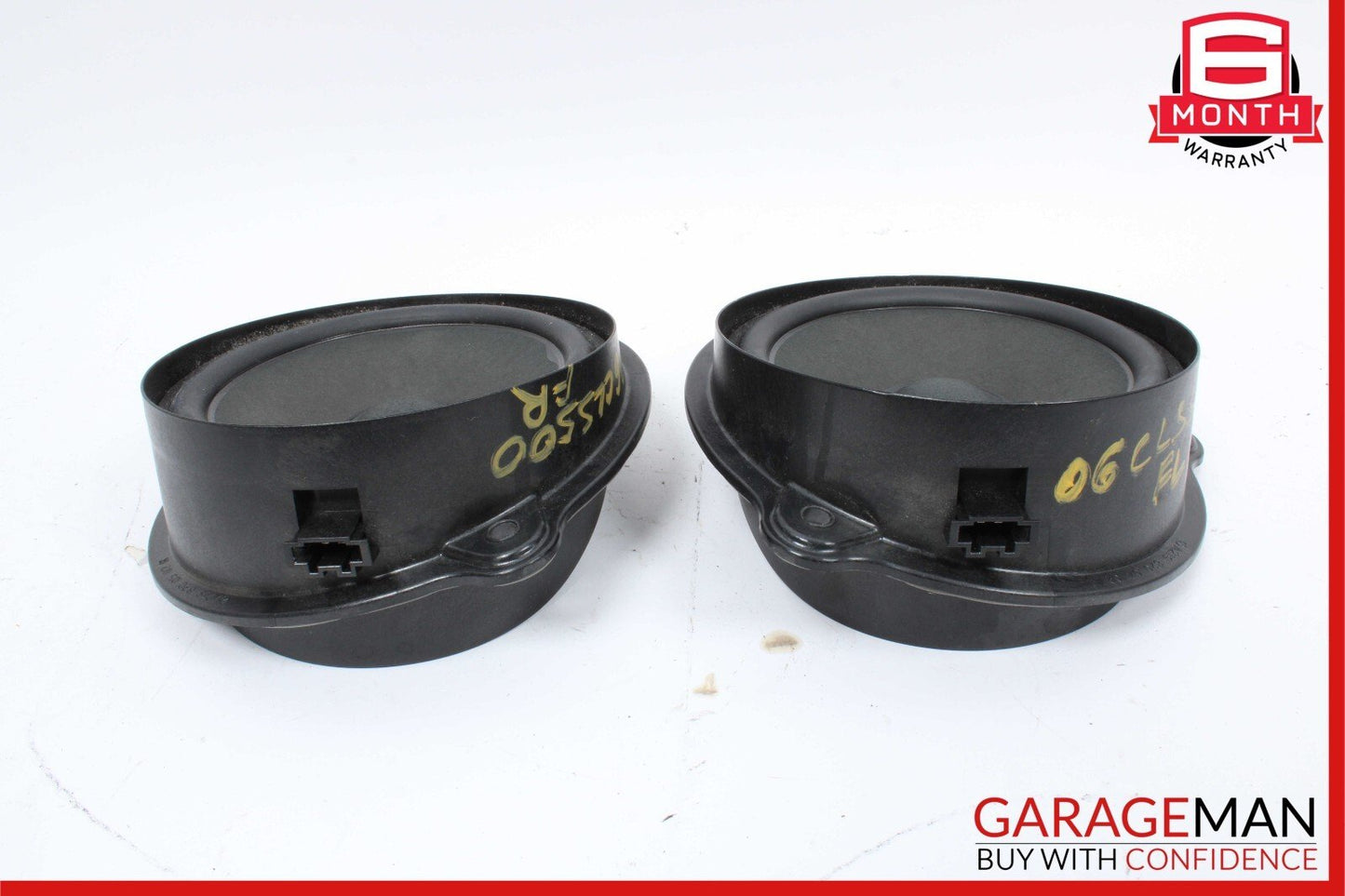 06-11 Mercedes W219 CLS500 Right & Left Side Door Sound Audio Speakers Set of 2