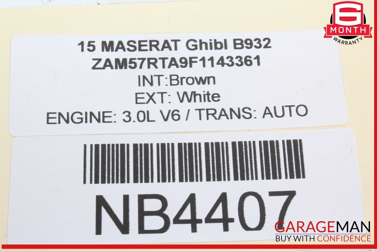 14-17 Maserati Ghibli S Q4 Power Brake Booster Master Cylinder Reservoir AWD OEM