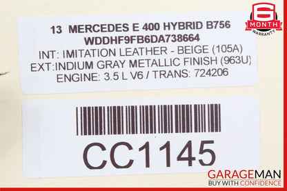 10-15 Mercedes W212 E400 E500 E63 AMG Active Lane Assist Front Camera OEM