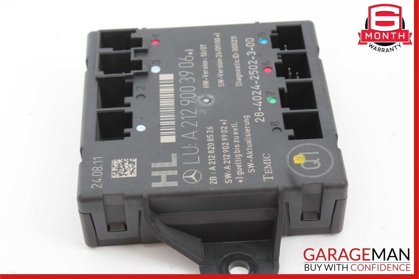 08-18 Mercedes W204 C250 C300 CLS550 Rear Left Side Door Control Module OEM