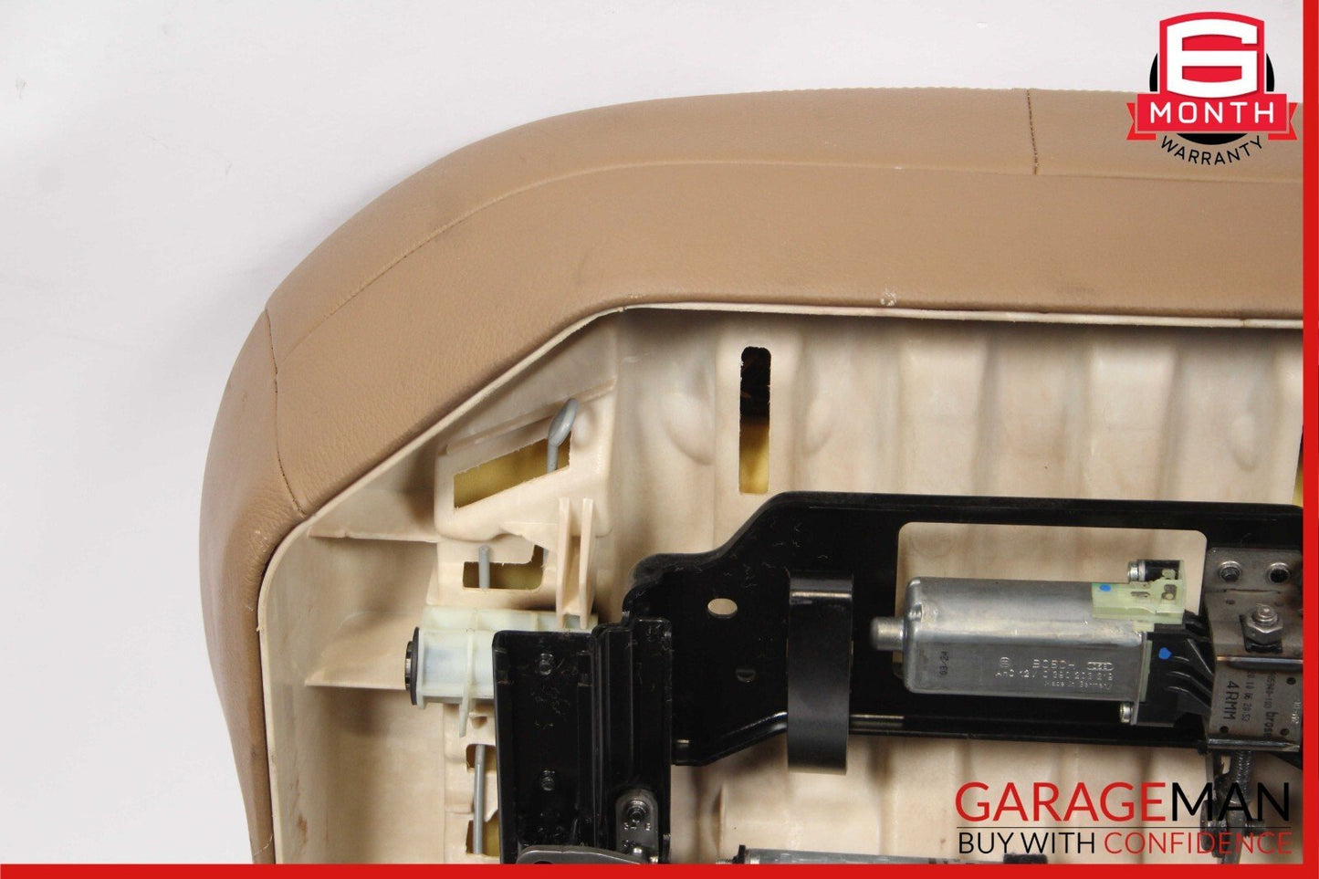 07-13 Mercedes W221 S600 Rear Right Recline Lower Bottom Seat Cushion Brown