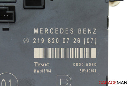 06-11 Mercedes W219 CLS500 Front Right Passenger Door Control Module Unit Q1 OEM