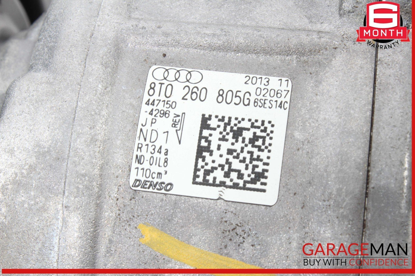 14-17 Audi SQ5 AC A/C Air Conditioning Compressor Denso 8T0260805G OEM