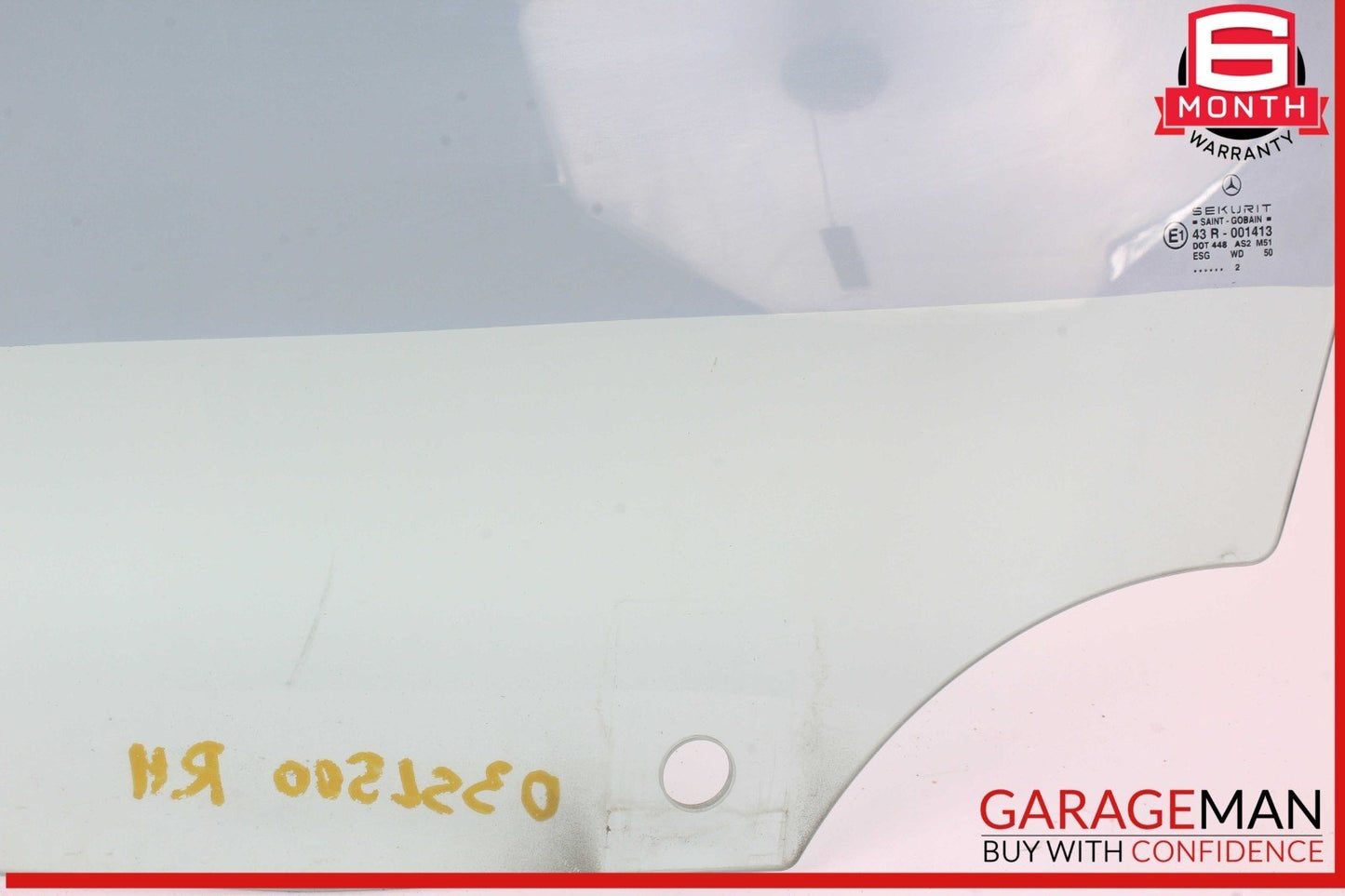 03-12 Mercedes R230 SL500 SL55 AMG Front Left Driver Side Door Window Glass OEM