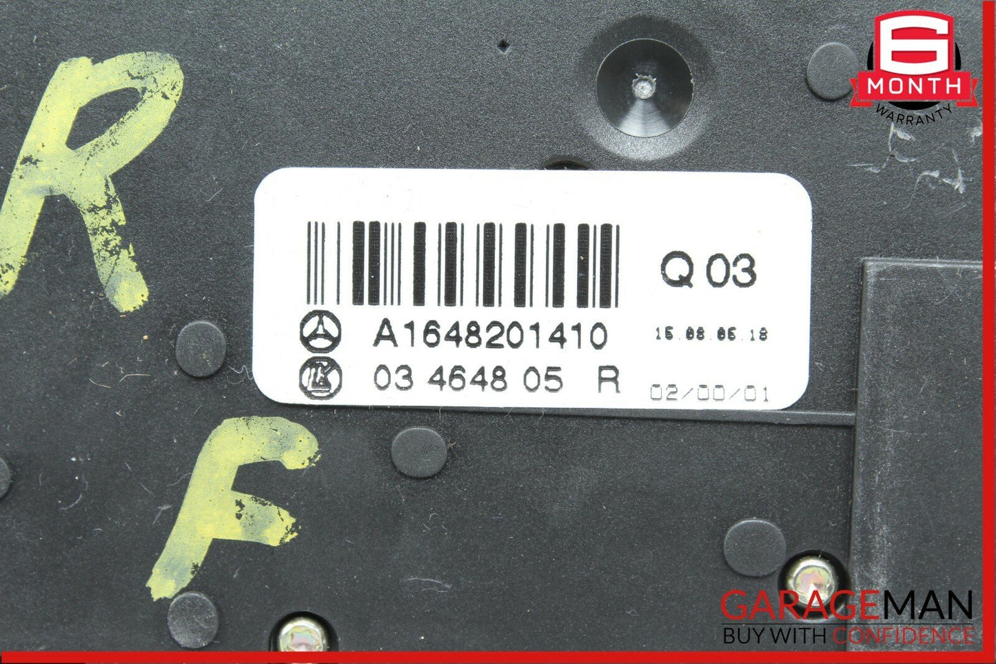 06-12 Mercedes W164 ML350 R350 GL450 Front Right Passenger Seat Control Switch