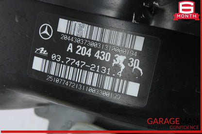 10-17 Mercedes X204 GLK250 Power Brake Booster Master Cylinder w/ Reservoir OEM