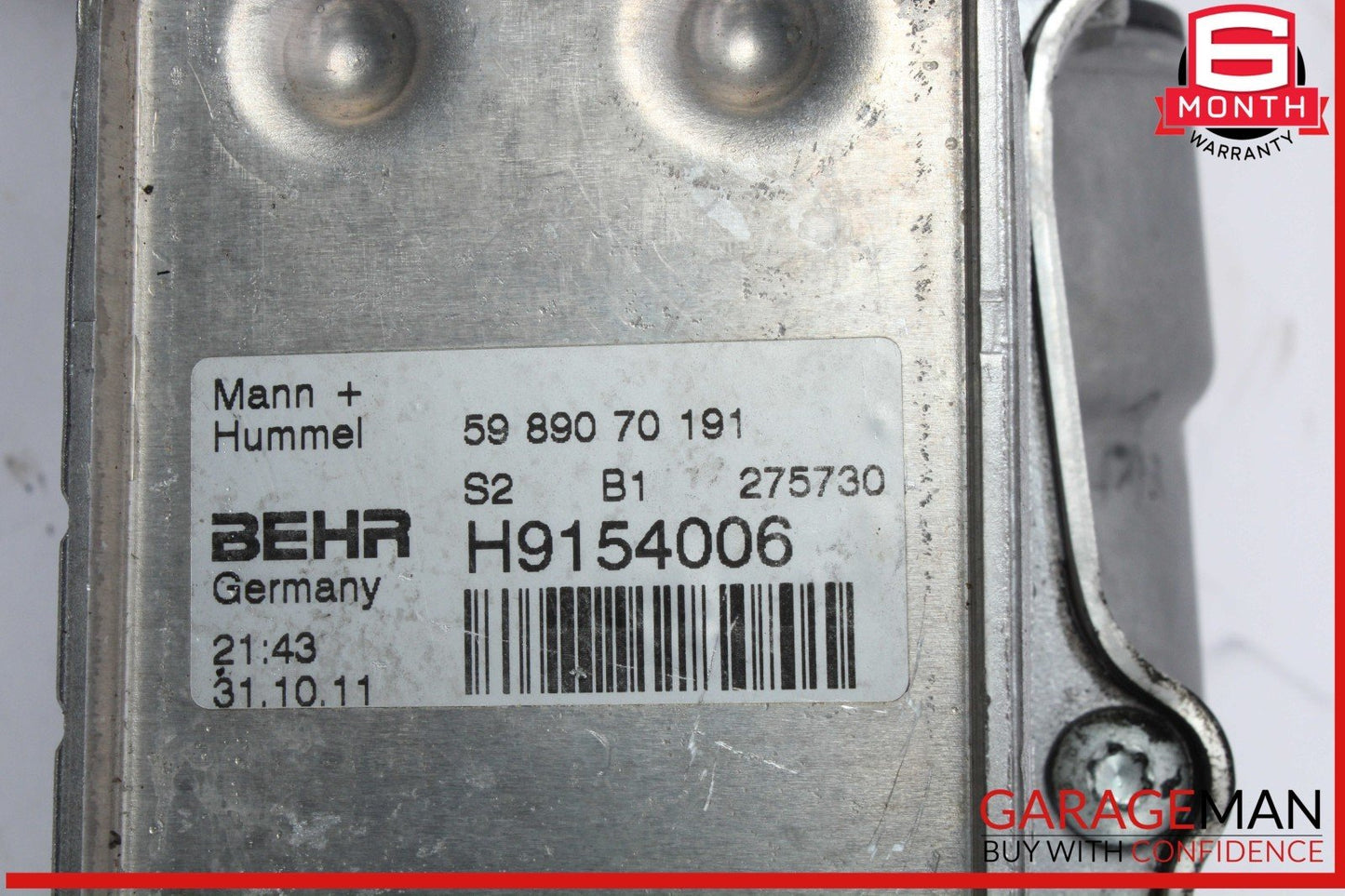 05-13 Mercedes X164 GL450 4MATIC Oil Filter Cooler Housing 2721800410 OEM
