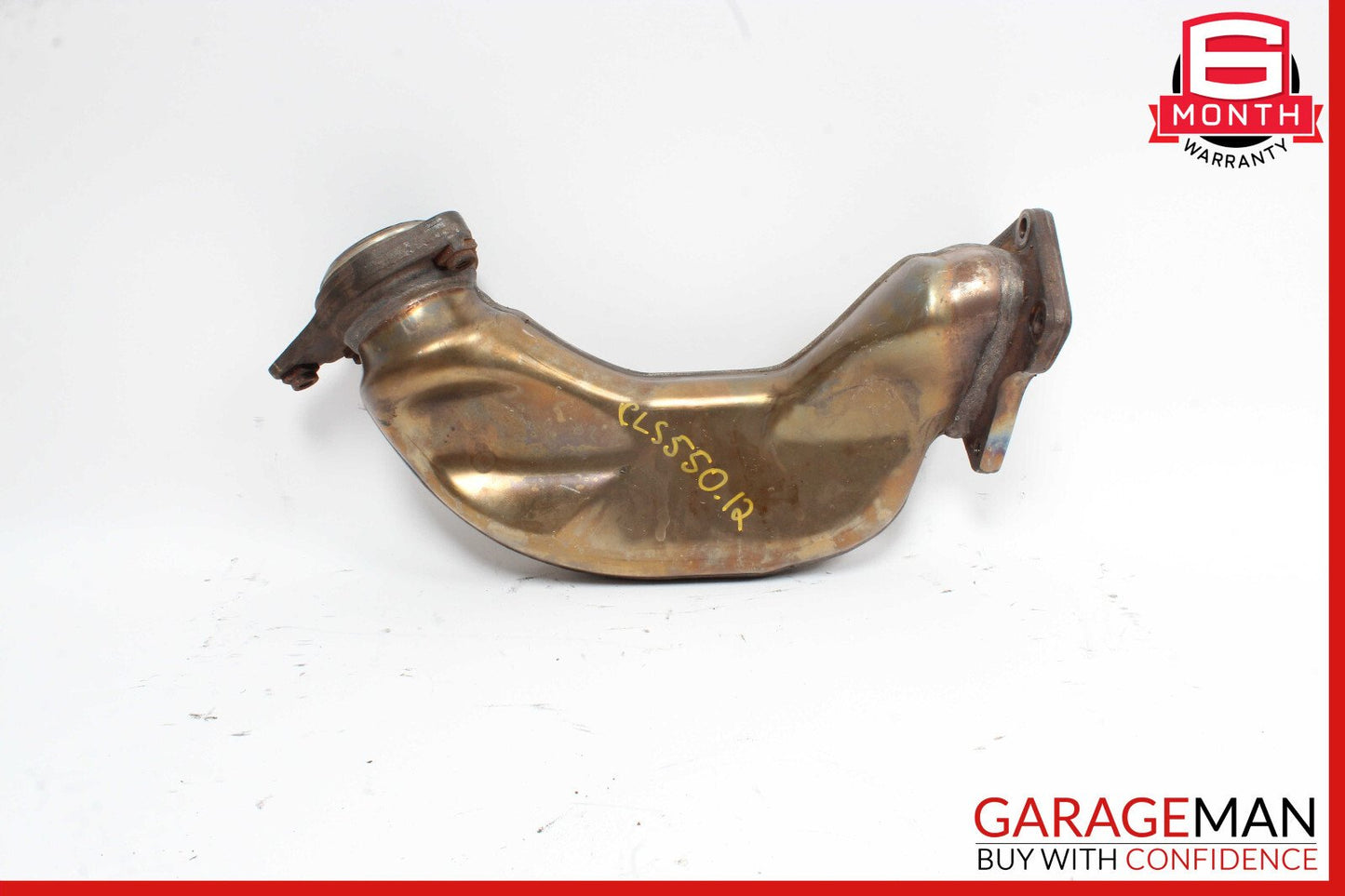 12-18 Mercedes W218 CLS550 4.6L Right Exhaust Pipe Adapter 2781400808 OEM