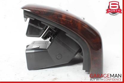 07-13 Mercedes W221 S550 S63 Rear Center Console AC A/C Air Vent Trim Wood