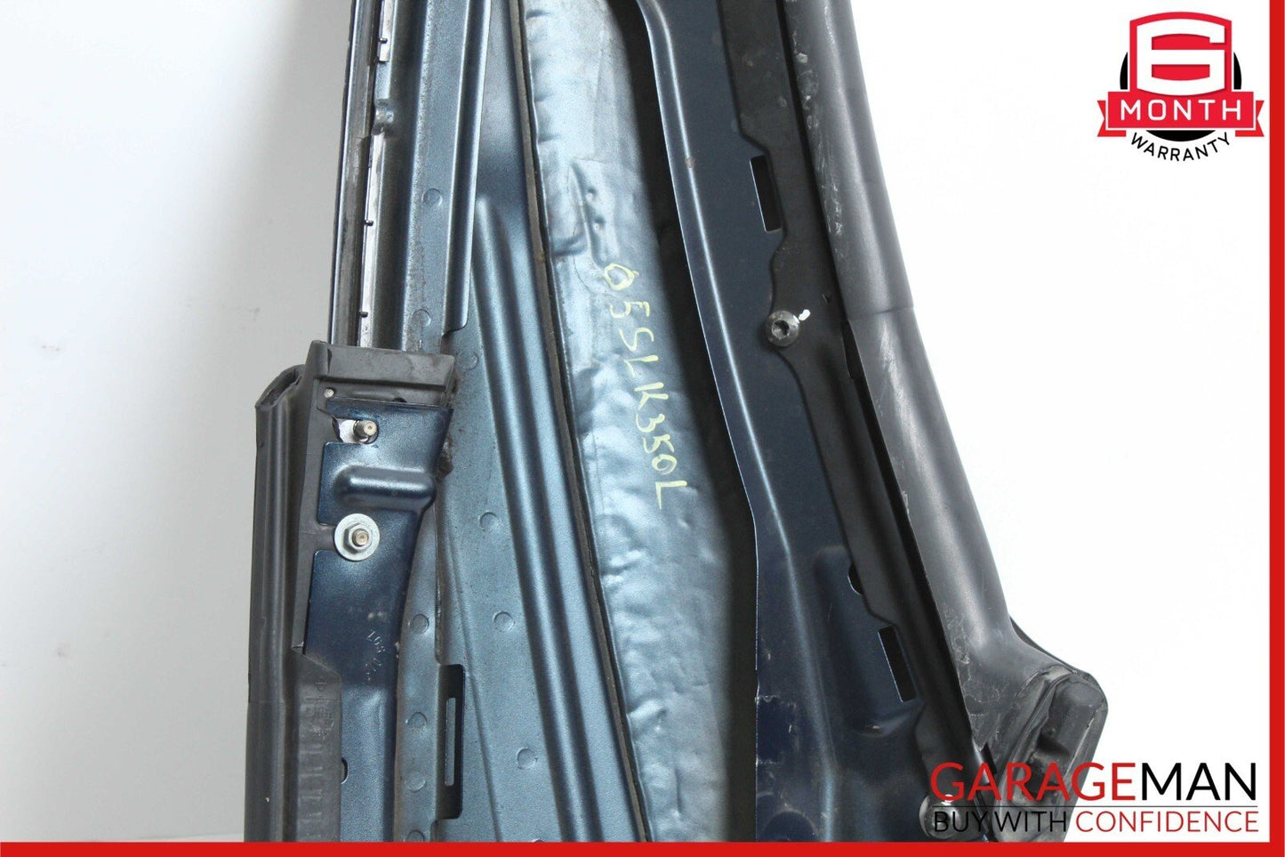 05-11 Mercedes R171 SLK350 Rear Left Side Window Roof C Pillar Panel Blue